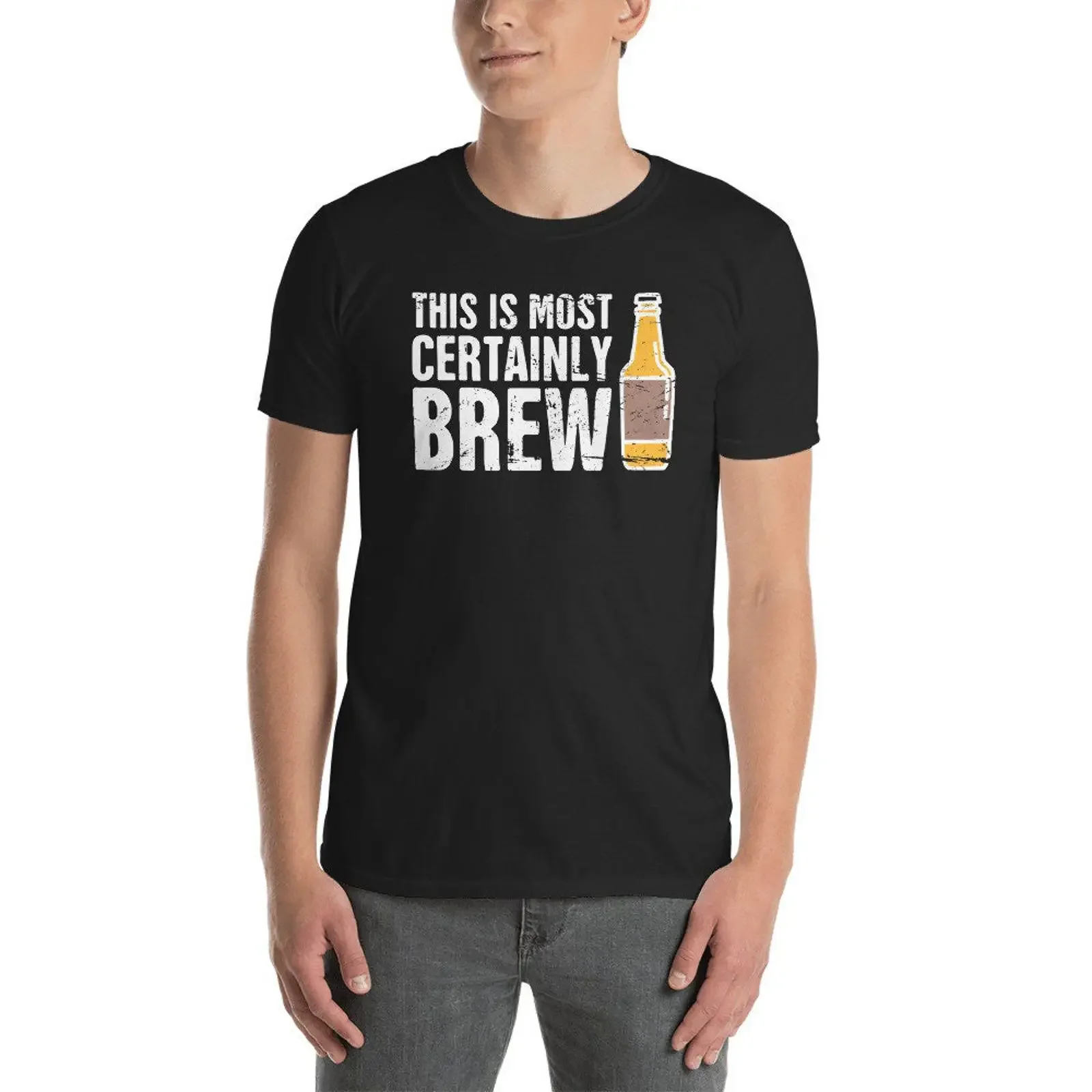 This Is Most Certainly Brew Funny Lutheran T Shirt  vintage Washed streetwear Versatile Stylish Stretched Top For Everyday Wear