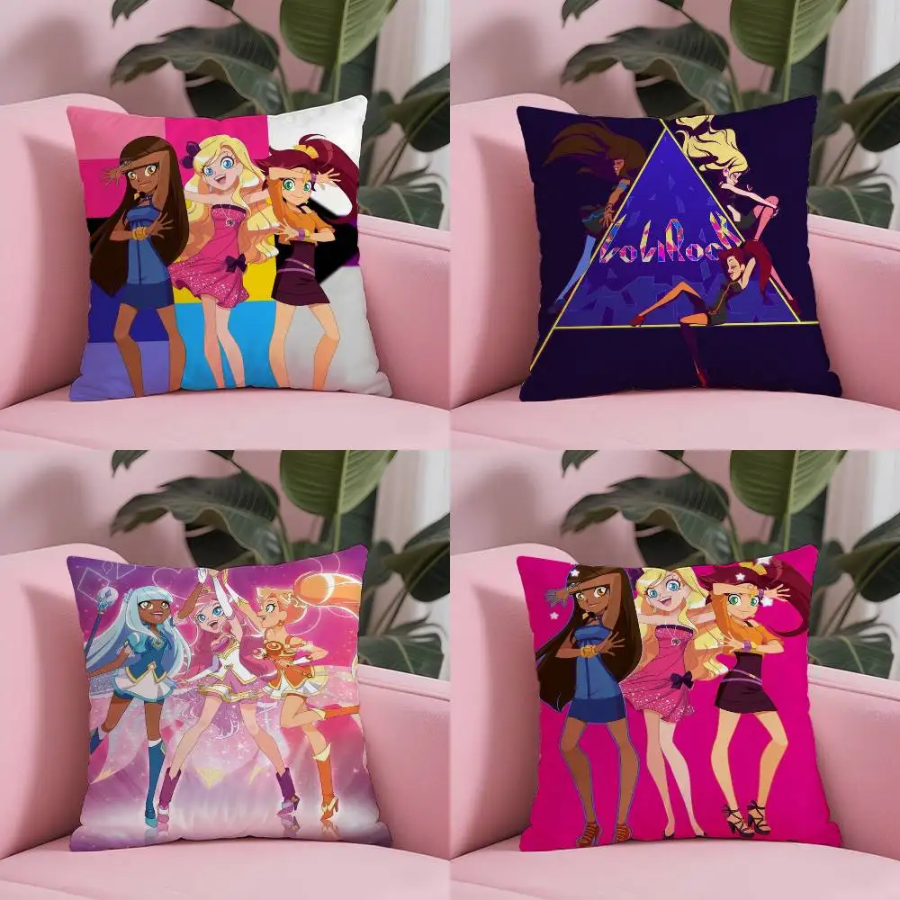 أنيمي البوب لولي R-Rock كيس وسادة آمنة مخصص صور وسادة، مكافحة تتلاشى نحى الصوف وسادة، آمنة للأمهات والرضع.