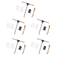 5PCS ELRS Receiver 2.4Ghz NANO Expresslrs Receiver CRSF With T-Type Antenna For RC FPV Traversing Drones Parts