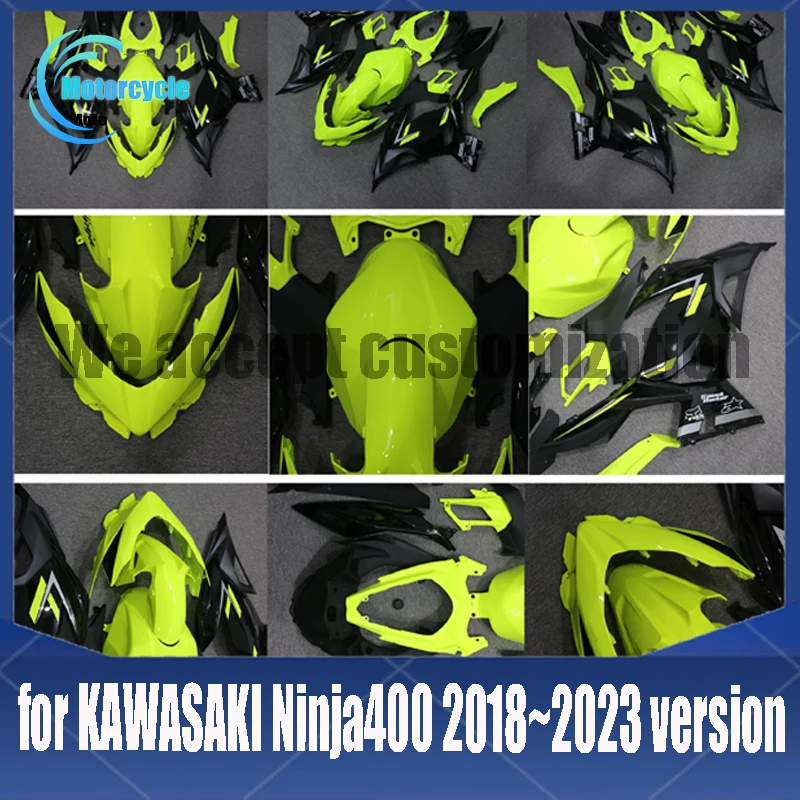 For KAWASAKI EX400 NINJA400 2018-2023 Motorcycle Full Body Fit Fairing For Kawasaki ZX400 EX400 Ninja400 2018-2023 Full Fairing