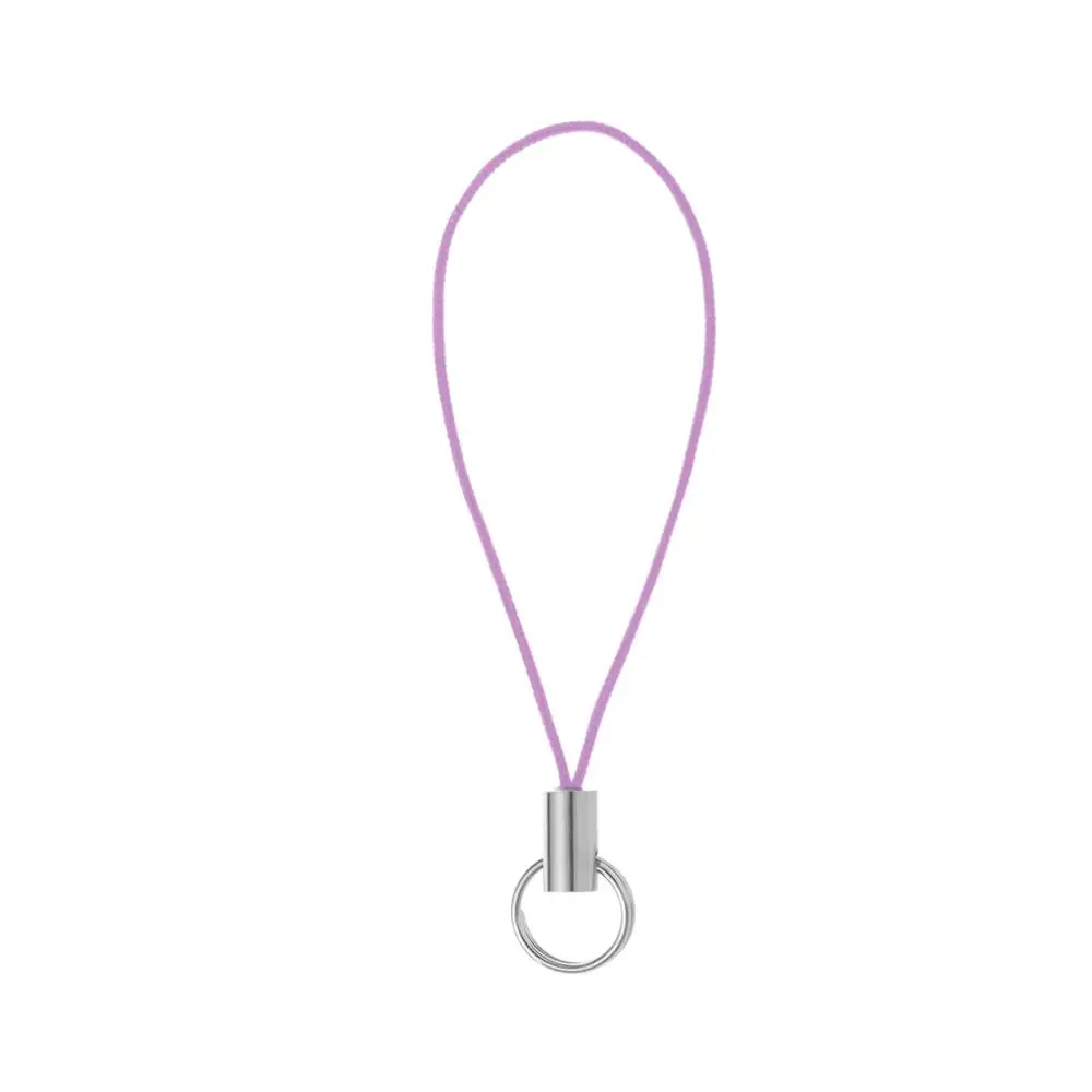 100Pcs Wire Cord Key Ring DIY Toys Pendant Clips Jewelry Lanyard Mobile Phone With Craft Pendant DIY Handmade Materials