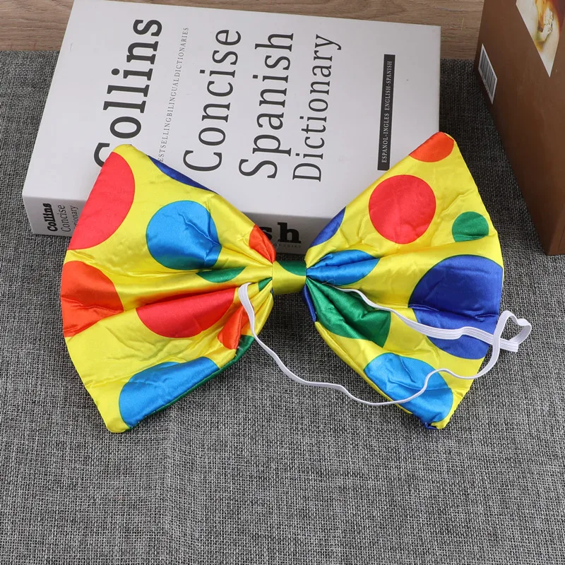 Unisex Adult Children's Clown Costume Props Extra Large Bow Tie Headgear Accessories for Ball Parties Halloween Dress Up costume