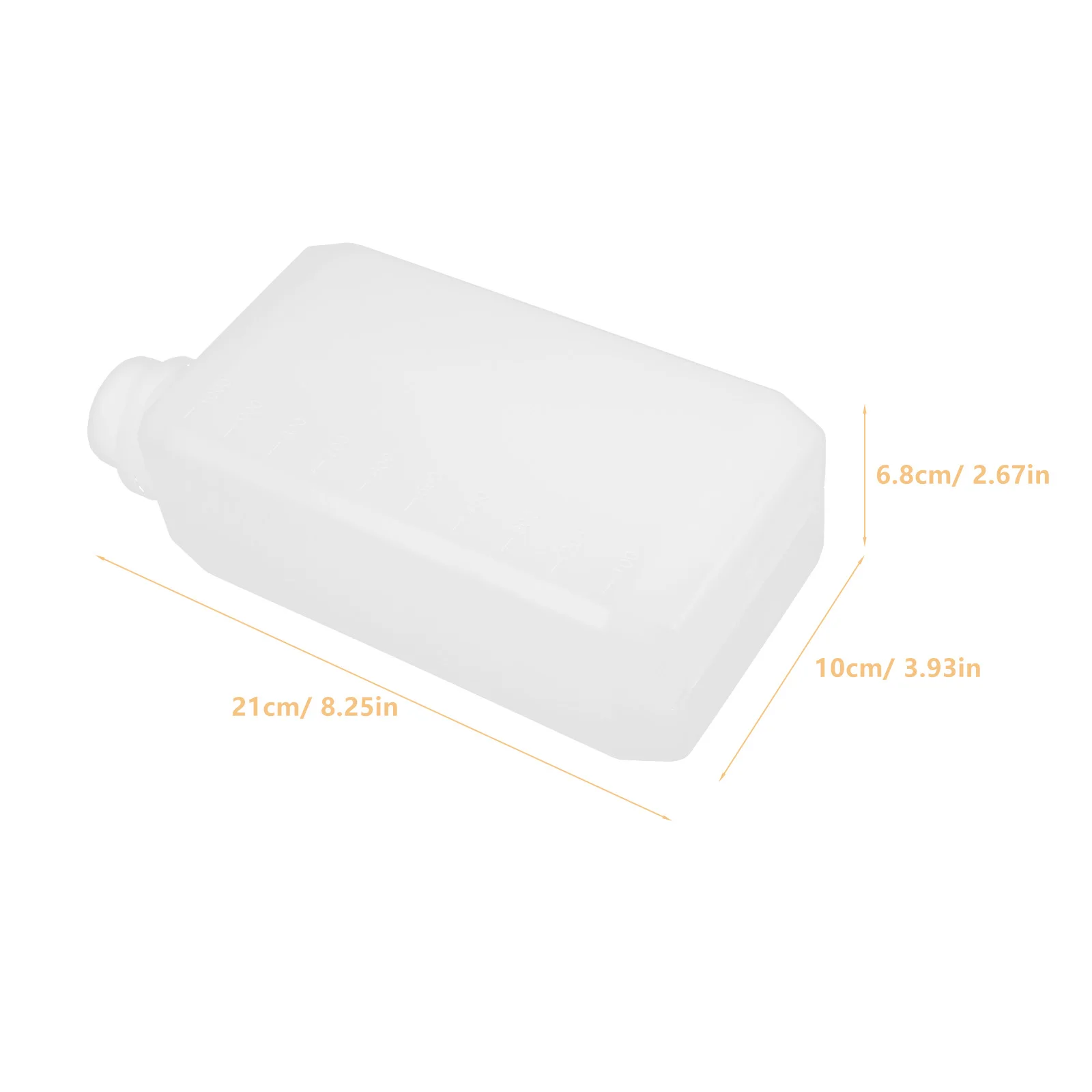 Side Mouth Bottle Syrup Plastic Bottles for Liquids Oil Container Automotive Milk Glue Empty Hdpe Reusable with Lids