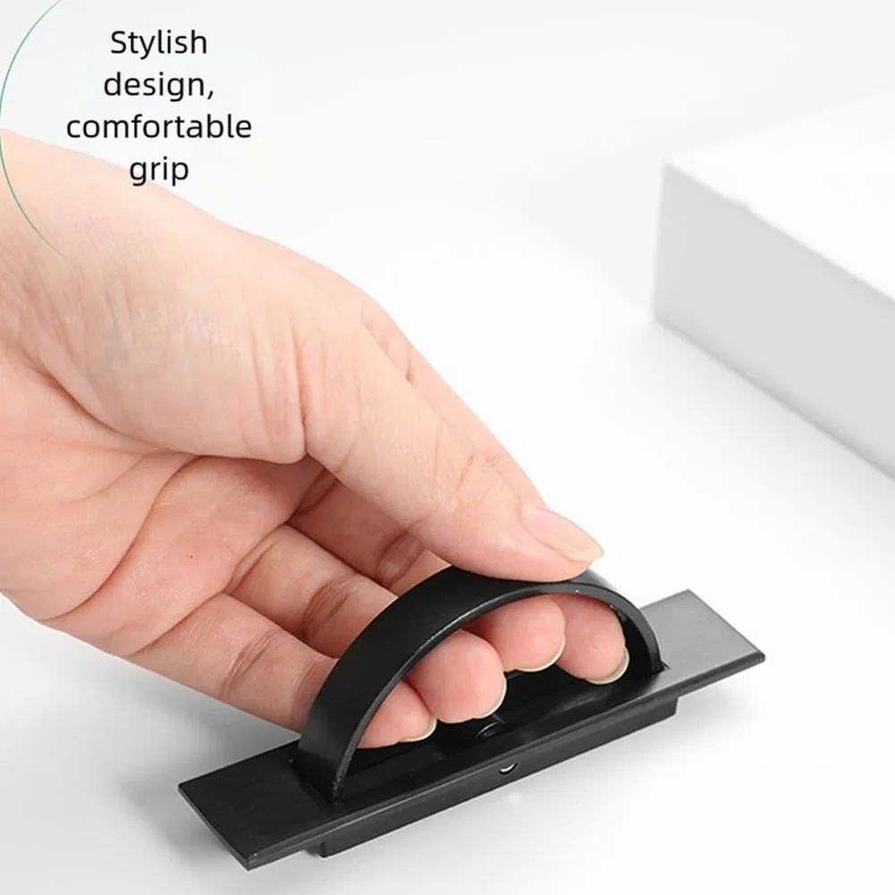 Concealed Cabinet Furniture Handle Recessed Pull Handle Minimalist Wardrobe Drawers Door Handles Hardware