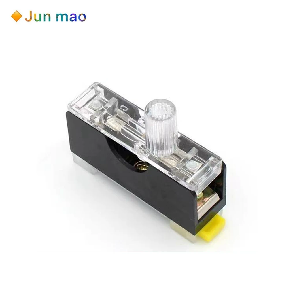 1set 6X30mm 220V Glass Fuse Holder FS-101 FS102 FS103 Din Rail Mount Single Pole 6*30 Fuse Casing 0.5A ~ 30A