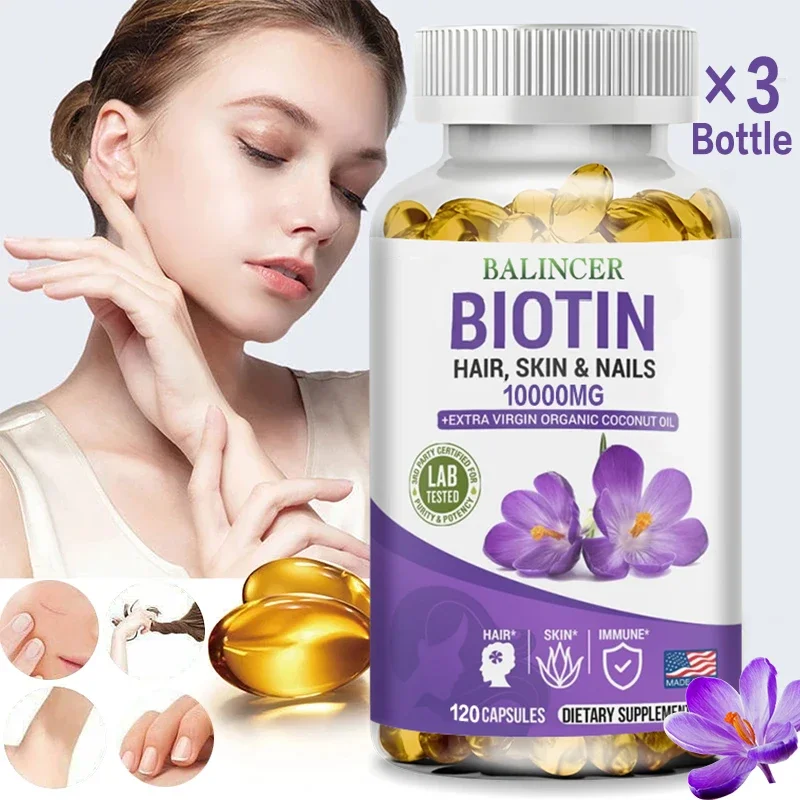 Balancer biotin supplement supports healthy hair, skin and nails, and a healthy immune system