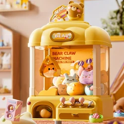 Kids Clip Doll Claw Machine Mini Doll Grabber Claw Arcade Crane Machine with Sound And Lighting Doll Machine Toy Christmas Gifts