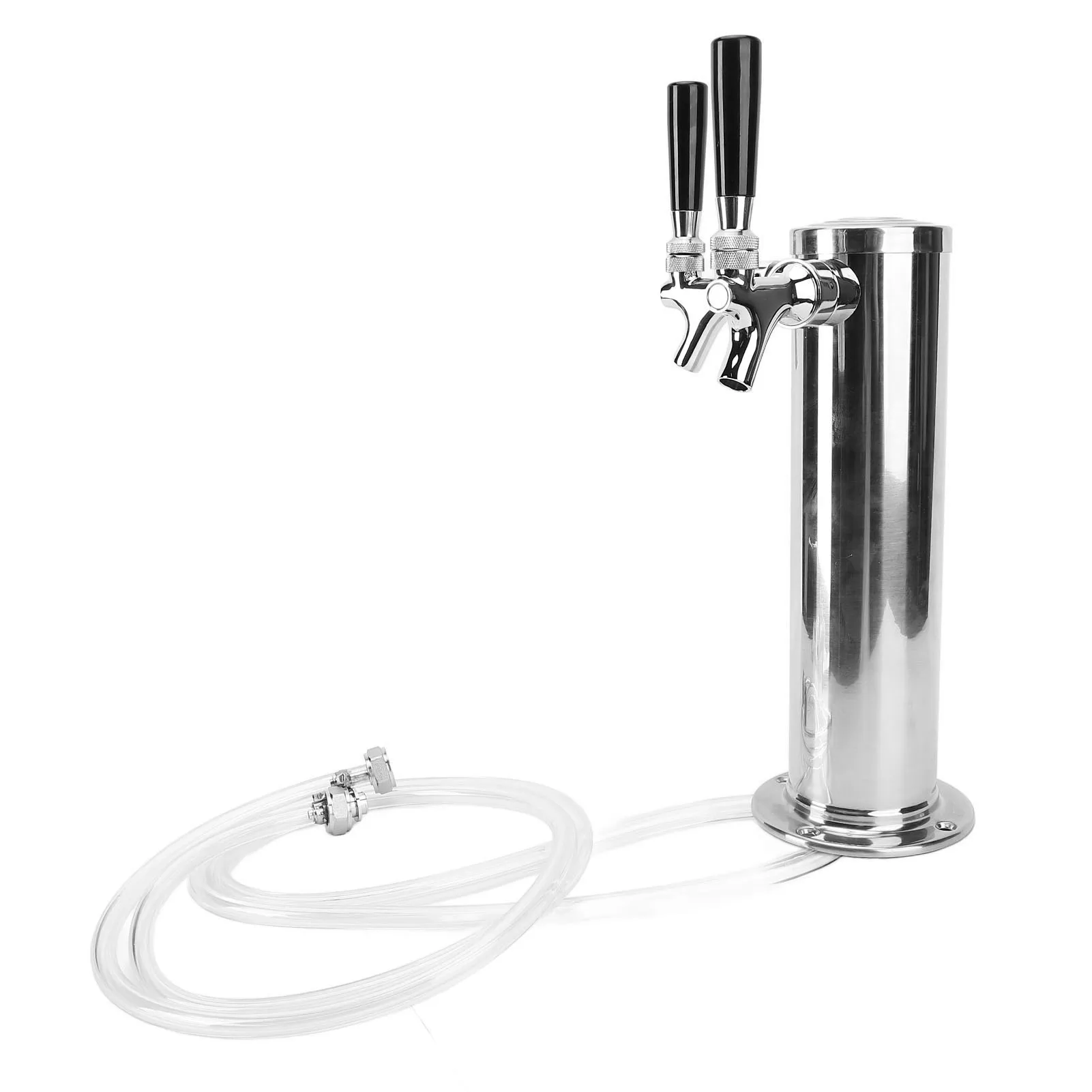 

Двойная пивная башня из нержавеющей стали, комплект диспенсера Kegerator для бара/ресторана, коммерческая система разливного пива