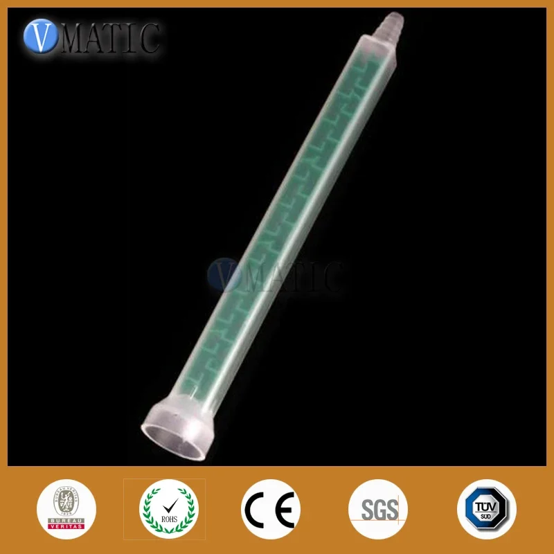 

Бесплатная доставка статический смеситель для смолы FMC08-24 смесительные насадки для упаковки Duo эпоксиды зеленого прямоугольного 10 шт./лот