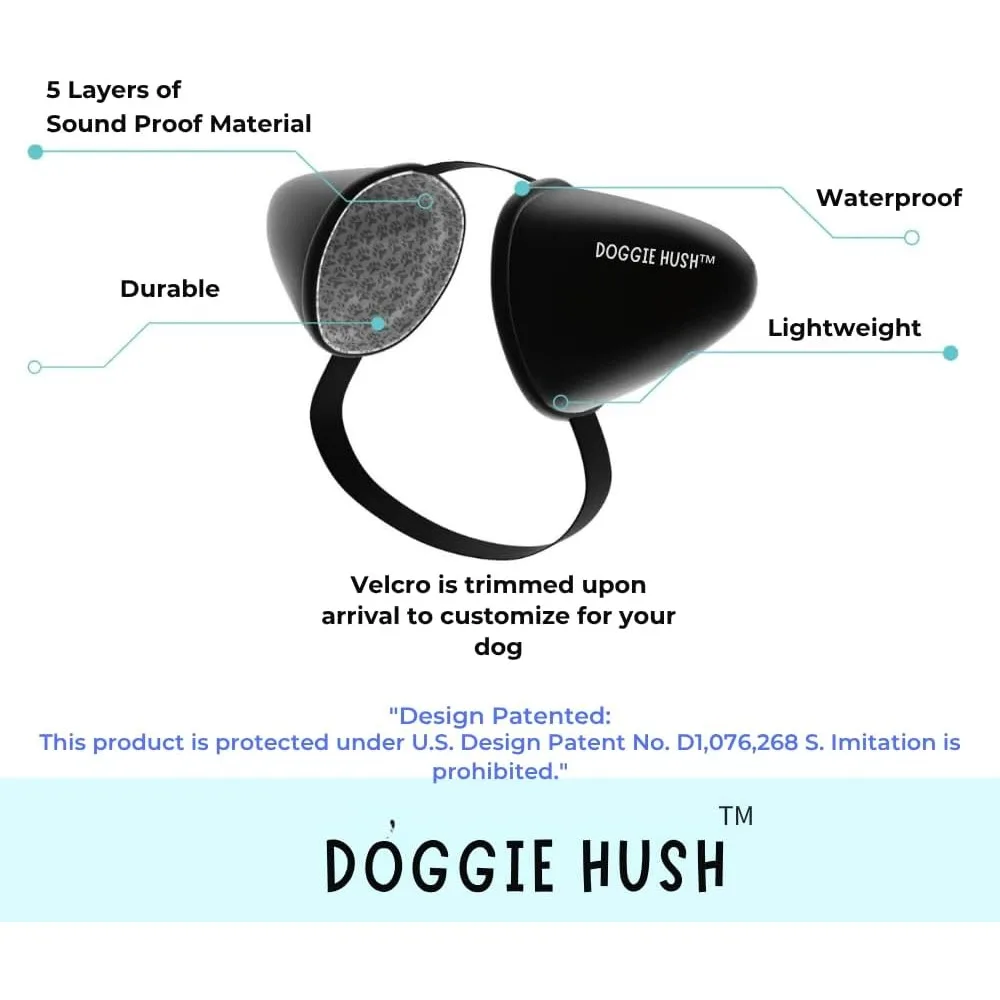 

Noise Buffering Headphones for Dogs, Muffs Noise Protection, for Hearing Protection and Anxiety-Free, Peace and Quiet (X Small)