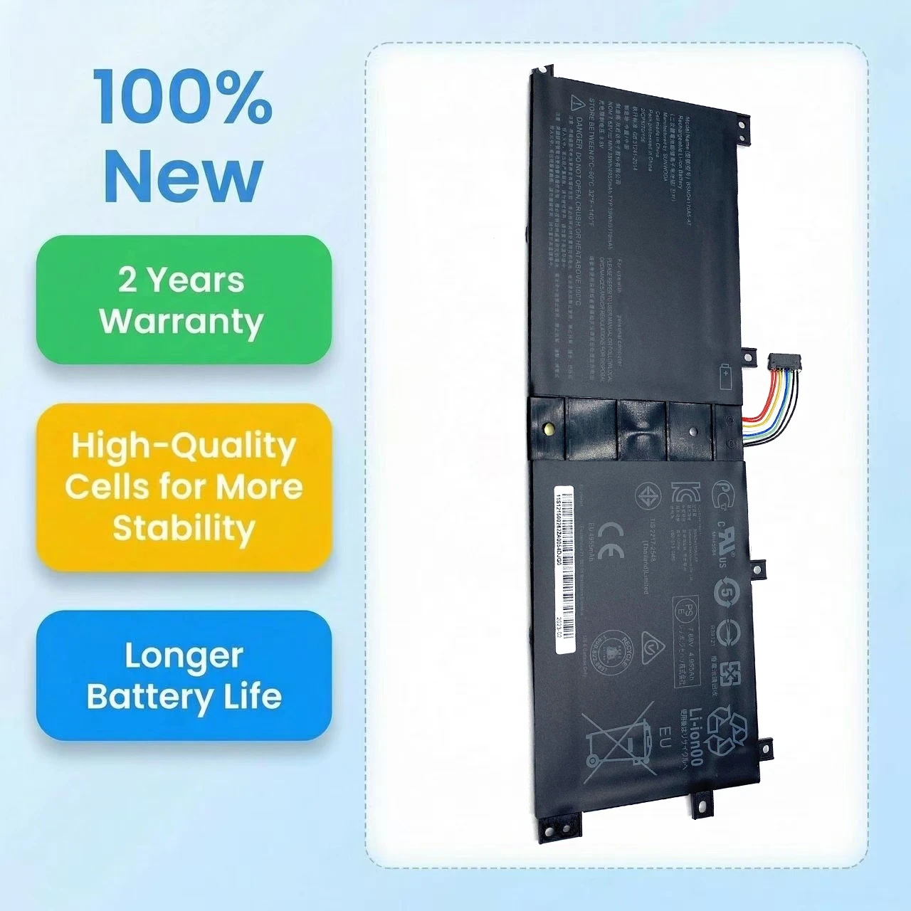 BSNO4170A5-AT 0813009 Laptop Battery For Lenovo Miix 510-12ISK 520-12IKB 12ISK BSNO4170A5-LH 525-12IKB LH5B10L67278 5B10L68713