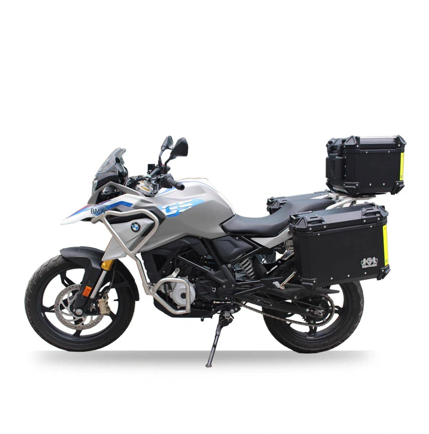 

Three Boxes for BMW G310GS Motorcycle Aluminum Alloy Tailgate Side Box, Three Boxes Luggage Compartment Quick Modification 2024