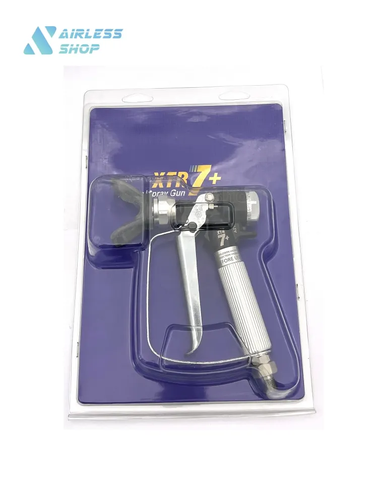 XTR5 XTR6 XTR7 مسدس رش بدون هواء 500 بار رش الطلاء مقبض دائري 4-إصبع الزناد مع نصائح بدون هواء للاستخدام المهني