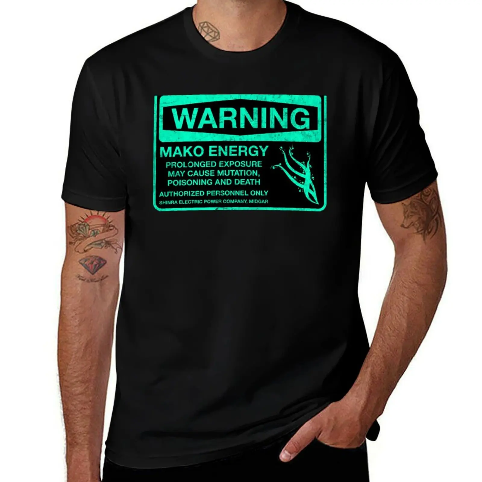 

Sticker! Warning: Mako Energy T-Shirt t shirt for man black cotton t-shirt plain for man package T-Shirt