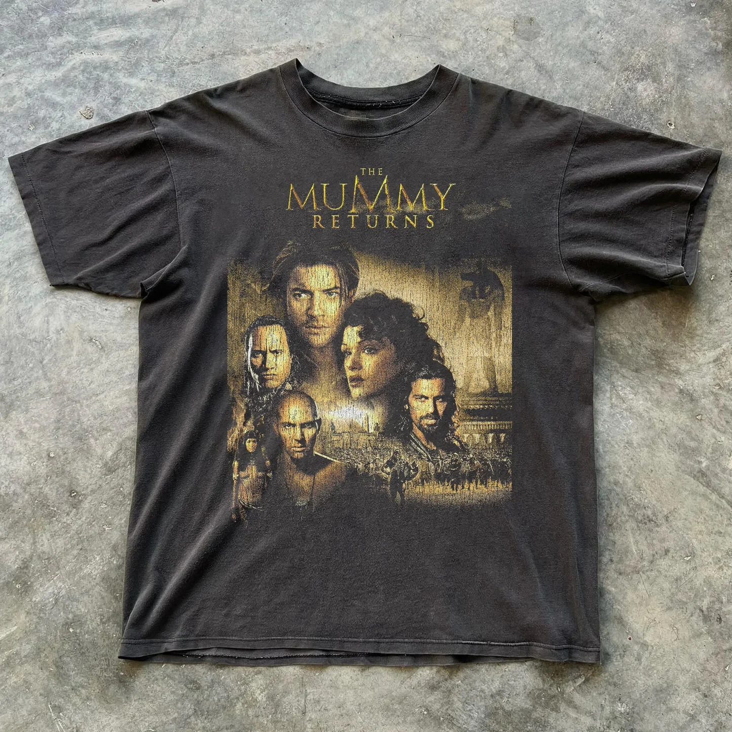 

Plus Size Summer Women's Vintage The Mvmmy Returns T-Shirt Cotton Breathable Stylish Versatile Street Style Oversized