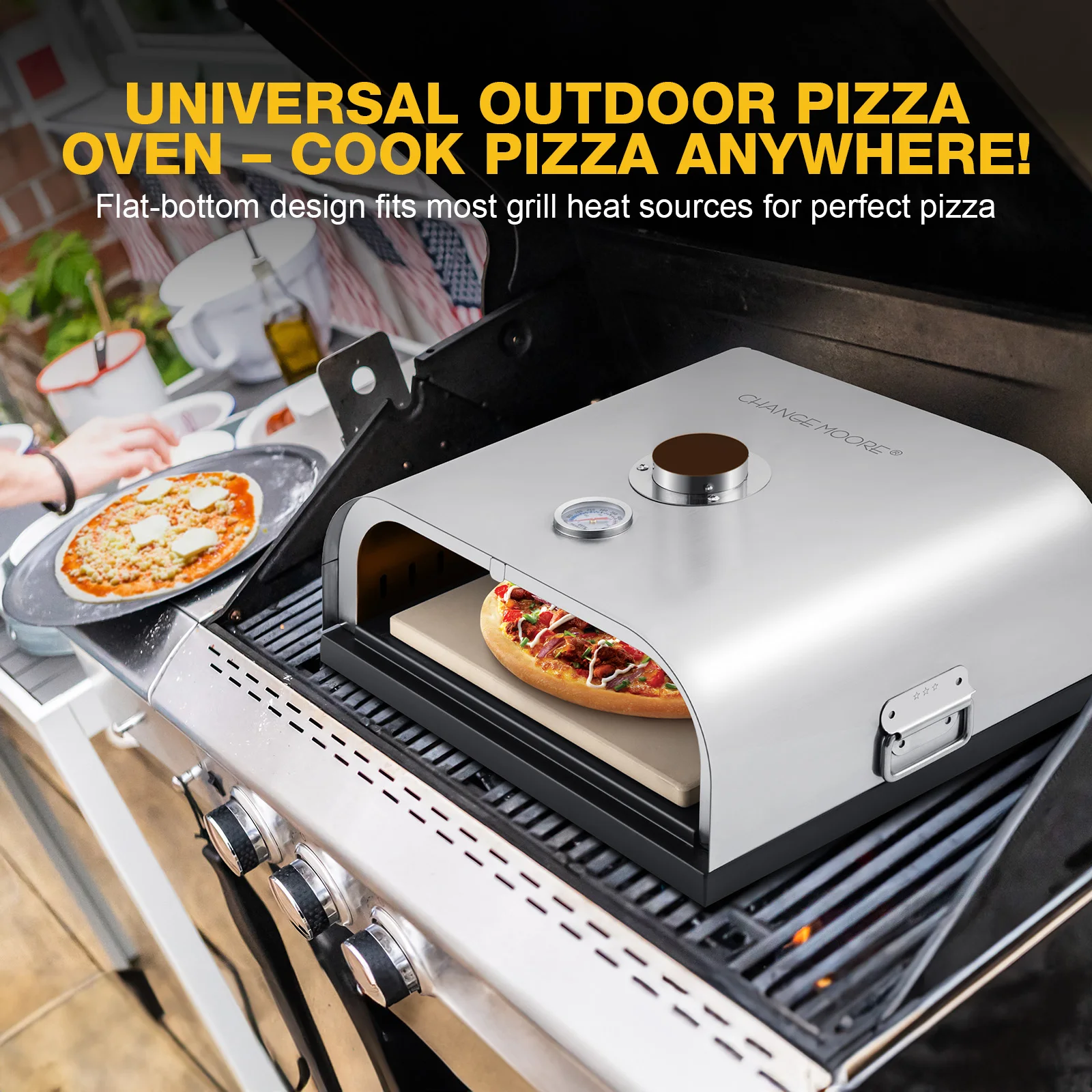 เตาอบพิซซ่ากลางแจ้ง CHANGEMOOR - Outdoor Camping Oven บทวิจารณ์และราคา