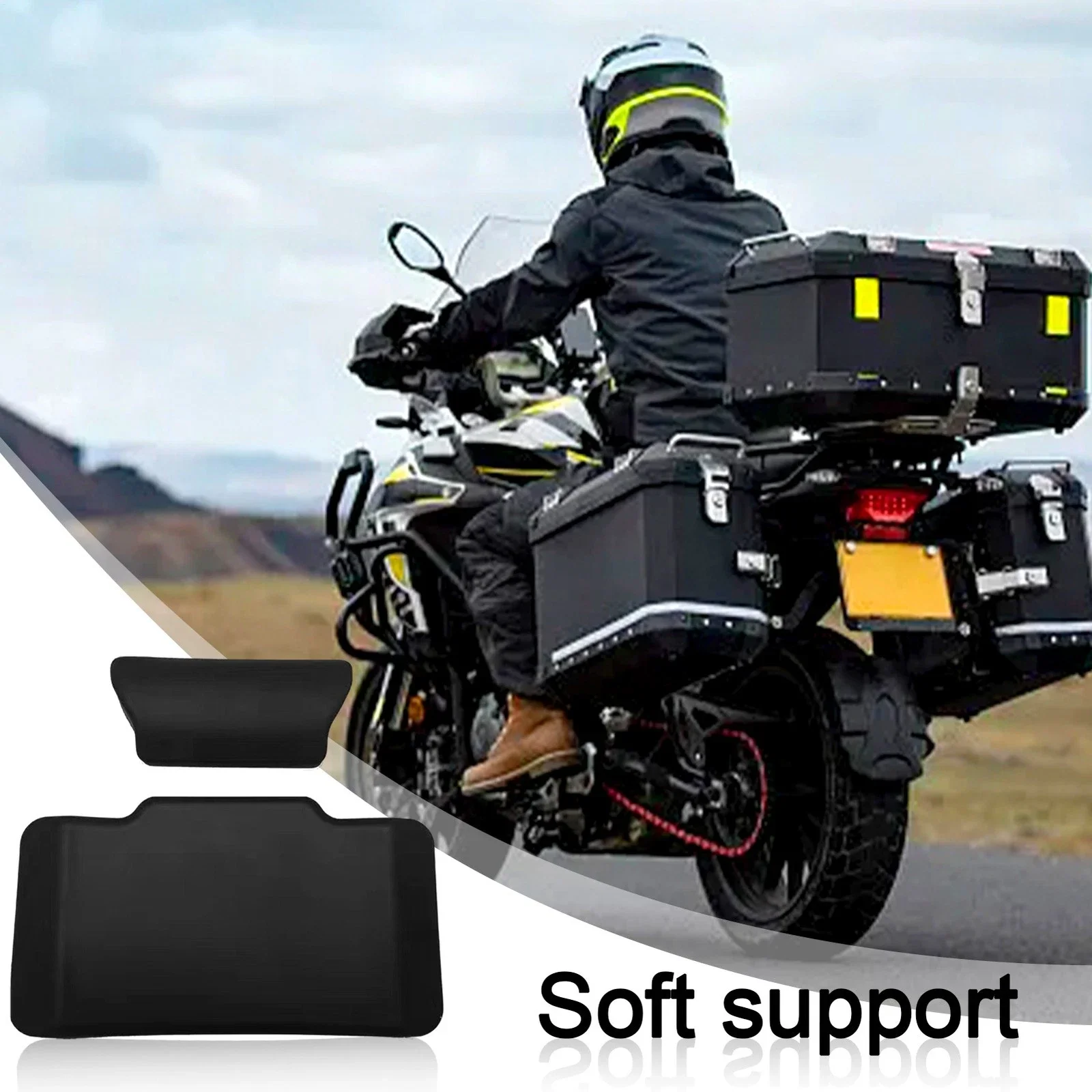 Universal Motorcycle Back Supp - Luggage Cover Protector recension och pris