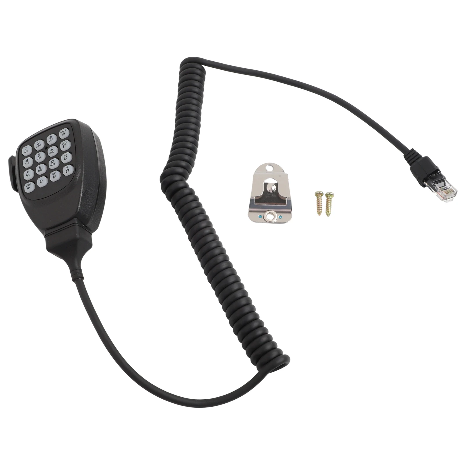 MC59 Microphone with Noise Suppression for Kenwood TM271A TM281A TM471A TMD710A TMV71A Radios Featuring Anti Slip Button Layout