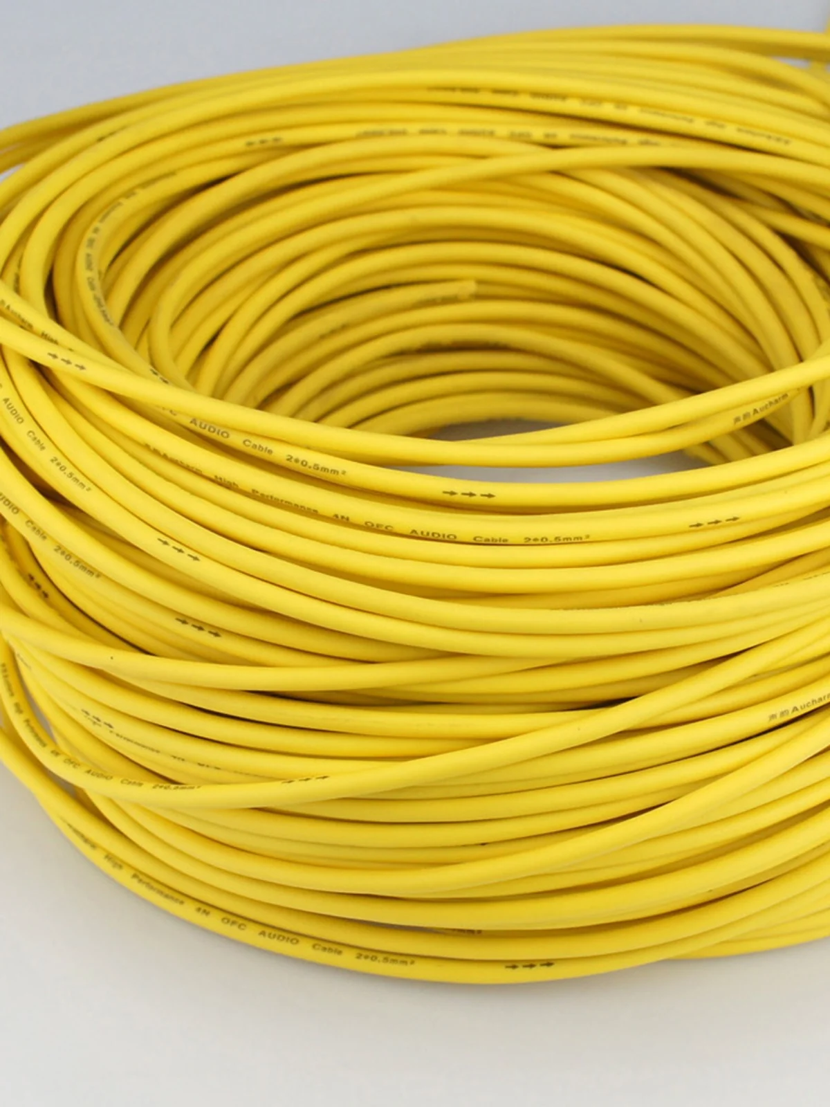 2-жильный экранированный провод 4N OFC, бескислородная медная экранированная сетка +FOIL, медное покрытие, серебристый, HIFI, аудиолиния, сигнальный кабель, экранирующий провод