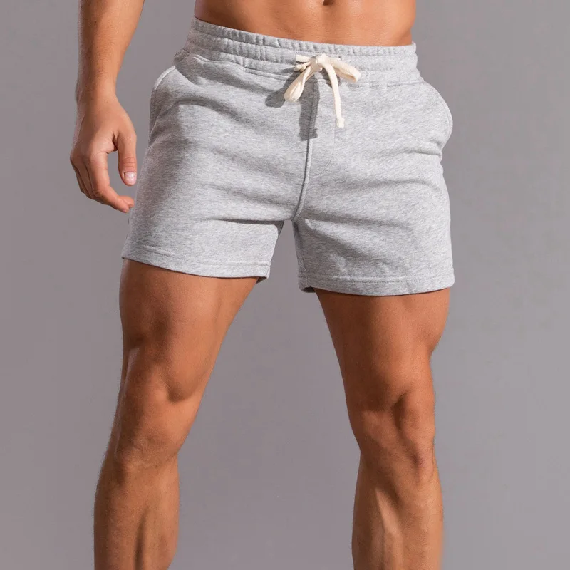 Gym Sommer Fitness-Shorts Herren Dehnbare Freizeit-Sportshorts Paar-Set Einfache Freizeit-Sportshorts im Y2K-Stil – Detail 2