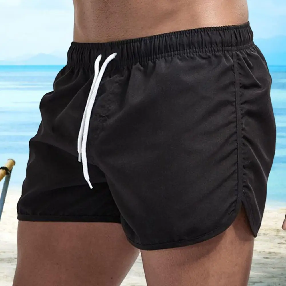 Men Board Shorts Swimwear Swim Trunks Beach Shorts Quick Dry Athletic Men Swimming Pants Mens Running Sports Surffing Shorts