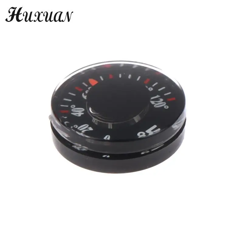 1Pc Mini Round Diameter 20mm Outdoor Waterproof Plastic Circular Car Thermometer pointer Degrees Celsius Thermometer