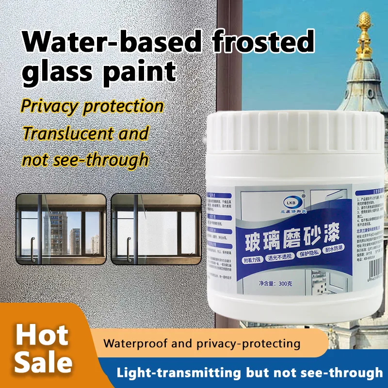

Glass Frosting Paint Office Window Blackout Waterproof Art Paint Bathroom Waterproof Coating Window Blackout Sunscreen Art Paint