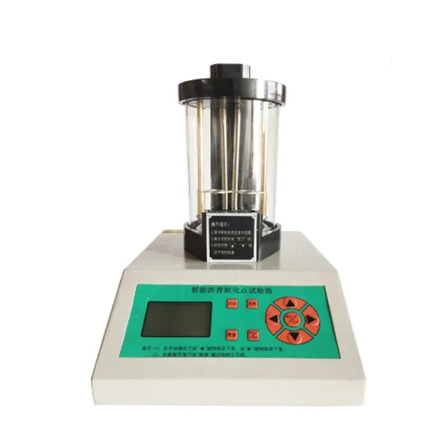 

asphalt softening point bitumen tester Ring and ball softening point tester