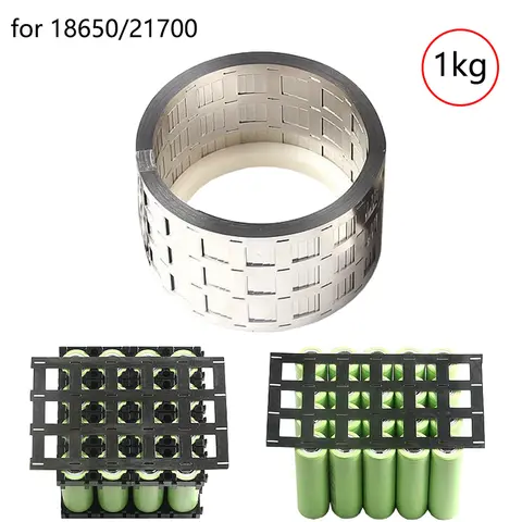 리튬 이온 배터리 스폿 용접 니켈 도금 스트립, 4P 18650/21700, 0.12mm, 0.15mm, 0.2mm 두께, 18.5mm, 20.2mm, 21.5mm, 22.5mm, 23/23mm 간격
