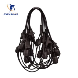 10/20/30m E27 Commercial Grade Waterproof For Party Garden Patio Holiday Festoon Heavy Outdoor string Lights Wire Cable