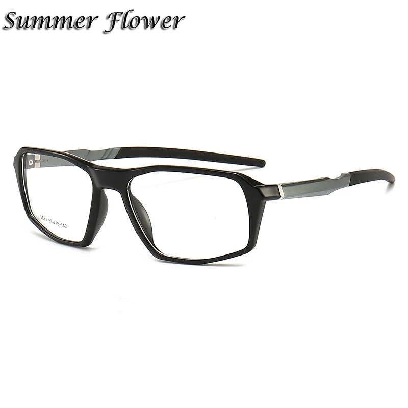 

Sport Glasses Spring Hinge TR90 Frame Aluminum Magnesium Temple Flexible Light Glasses Men Myopia Driving Prescription Eyewear