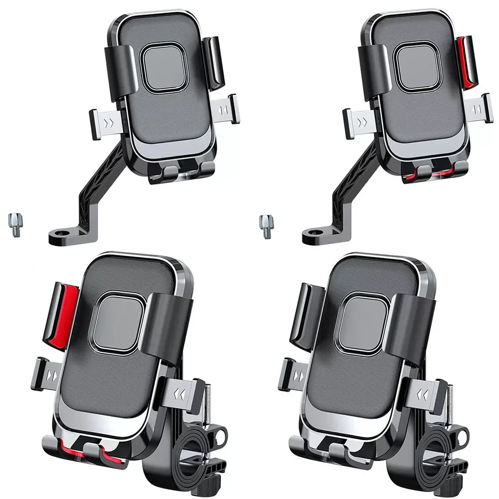 Suporte de bicicleta elétrica, acessórios de bicicleta, desempenho de longa duração, mecanismo de bloqueio de um segundo para todos os modelos de smartphone