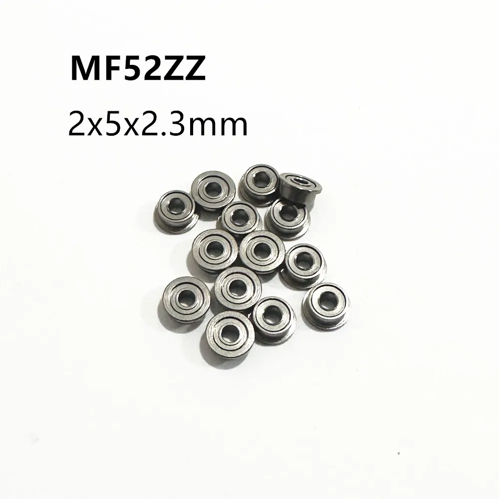 MF52ZZ F682ZZ 2x5x2.3mm Flange Bearings Miniature Deep Groove Ball Bearing With Lips