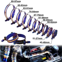 T-Bolt Exhaust Clamp Titanium Blue 1.75