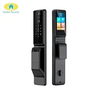 X6 2024 3D Face Recognition Smart Video Door Lock Tuya APP T31 Security Camera Monitor Fingerprint Password Key Unlock