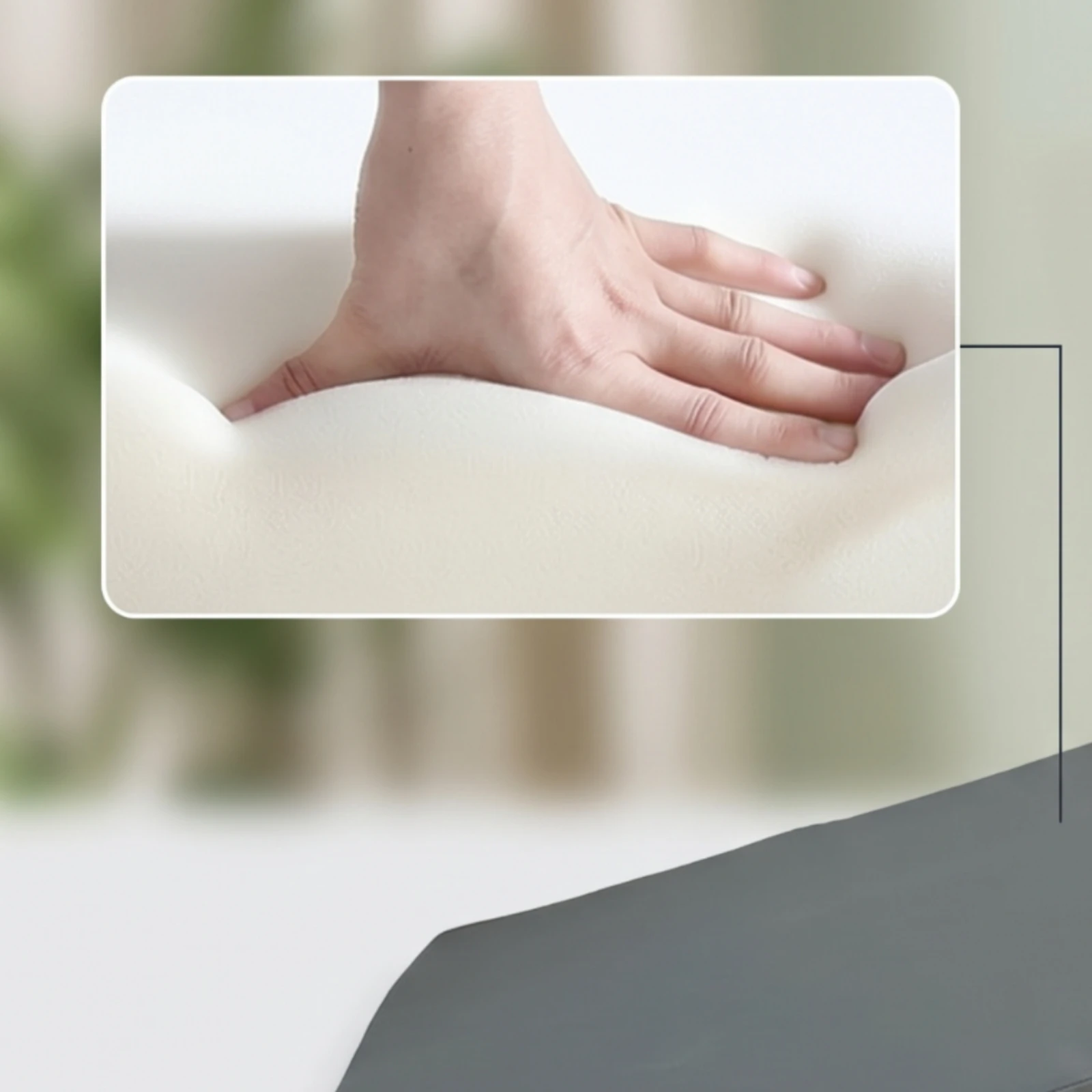 Maternity Mat Foam Pregnancy Wedge Pregnancy Support Pillow Pressure Relief Belly Wedge Pillow High-Density for Pregnant Women