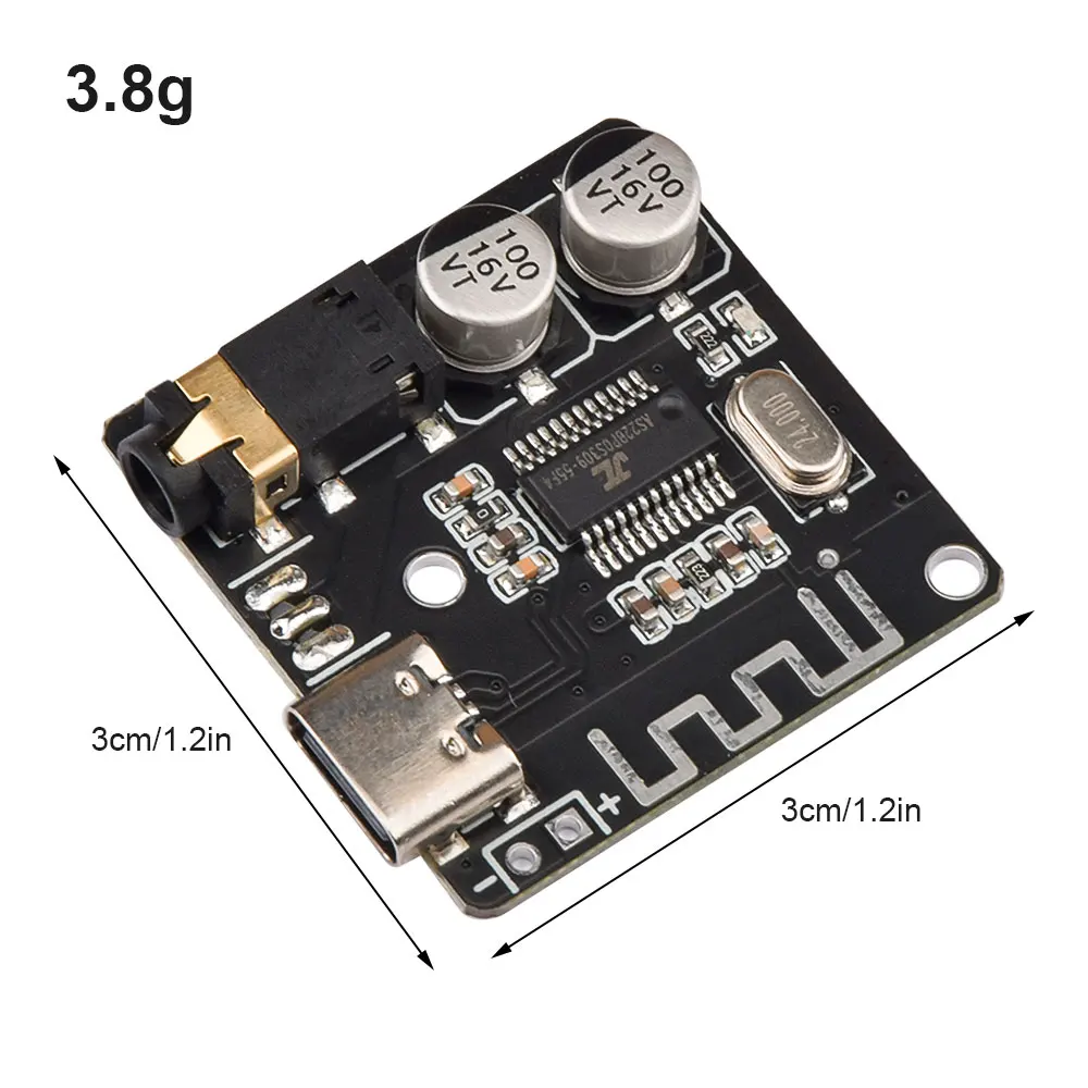 Type-C مايكرو USB VHM-314 MP3 BT استقبال الصوت وفك تشفير مجلس 5.0 ضياع سيارة محلل شفرة سمعي مكبر للصوت وحدة مكبر صوت للسيارة