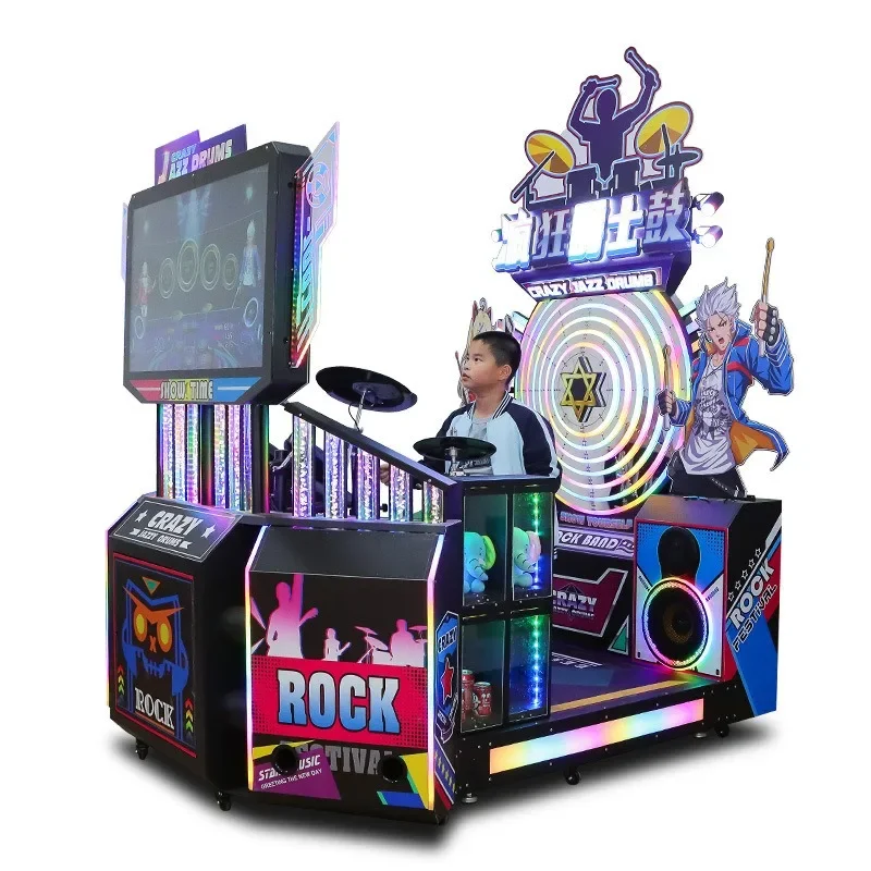 Crazy Jazz Drum Simulation Rhythm Drumming Music Entertainment Equipment