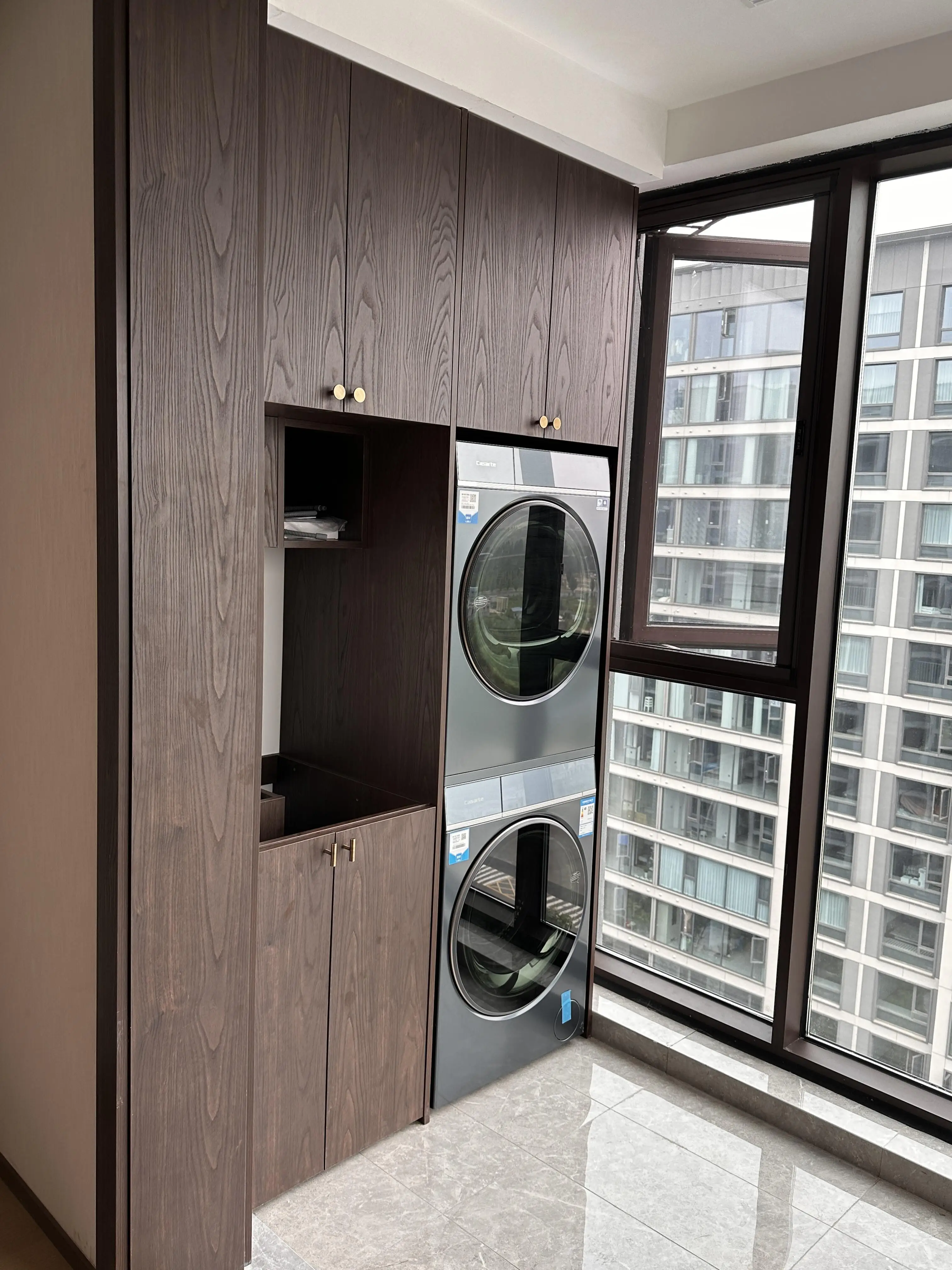 Modern Design Waterproof Customized Laundry Room Sink Cabinets For Washing Machine