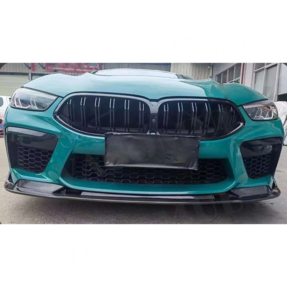 

VACOMUL For BMW M8 F91 F92 F93 2017-2023 Carbon Fiber Front Fog Lamp Fins Splitters Canards Fins Car Exterior Trims