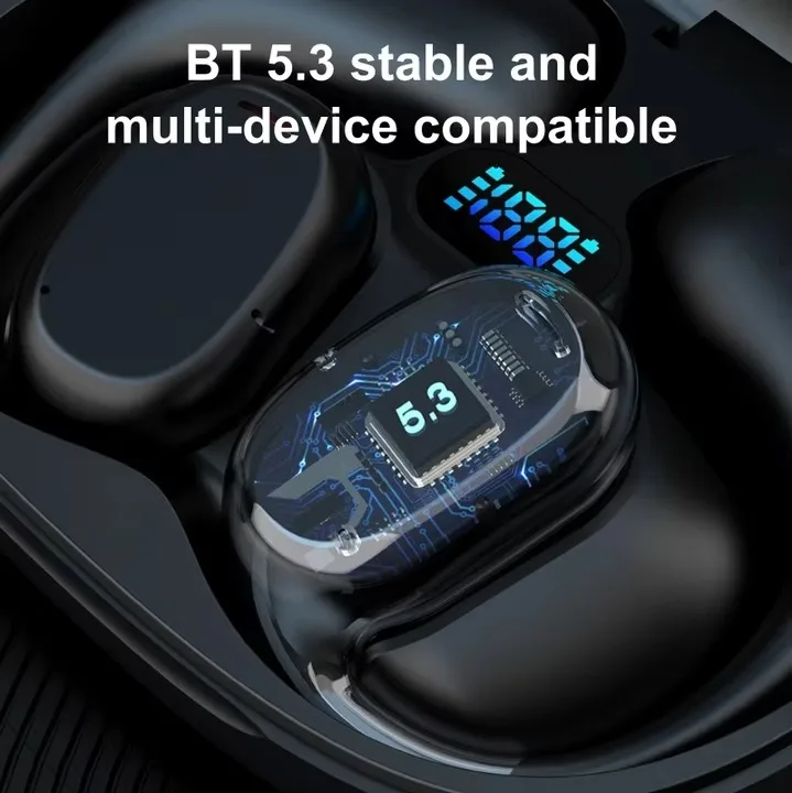 GT280 سماعات بلوتوث لاسلكية ذكية توصيل العظام مع سماعات ستيريو Hifi ثلاثية الأبعاد تعمل باللمس للحد من الضوضاء