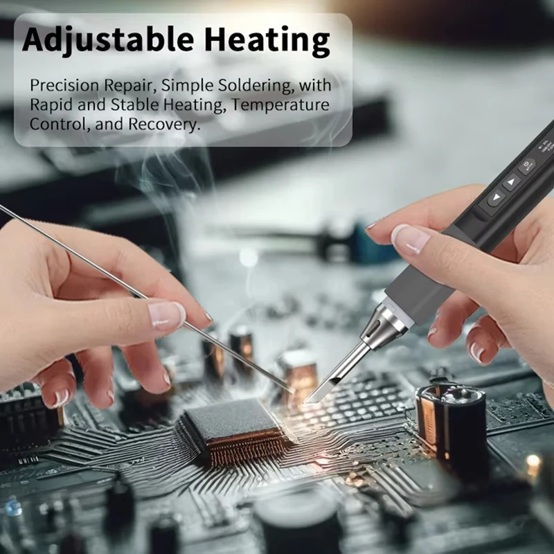 【Hot Cake】Smart Soldering Iron 96W Electrician Portable Constant Temperature Welding Pen For Home Maintenance Welding