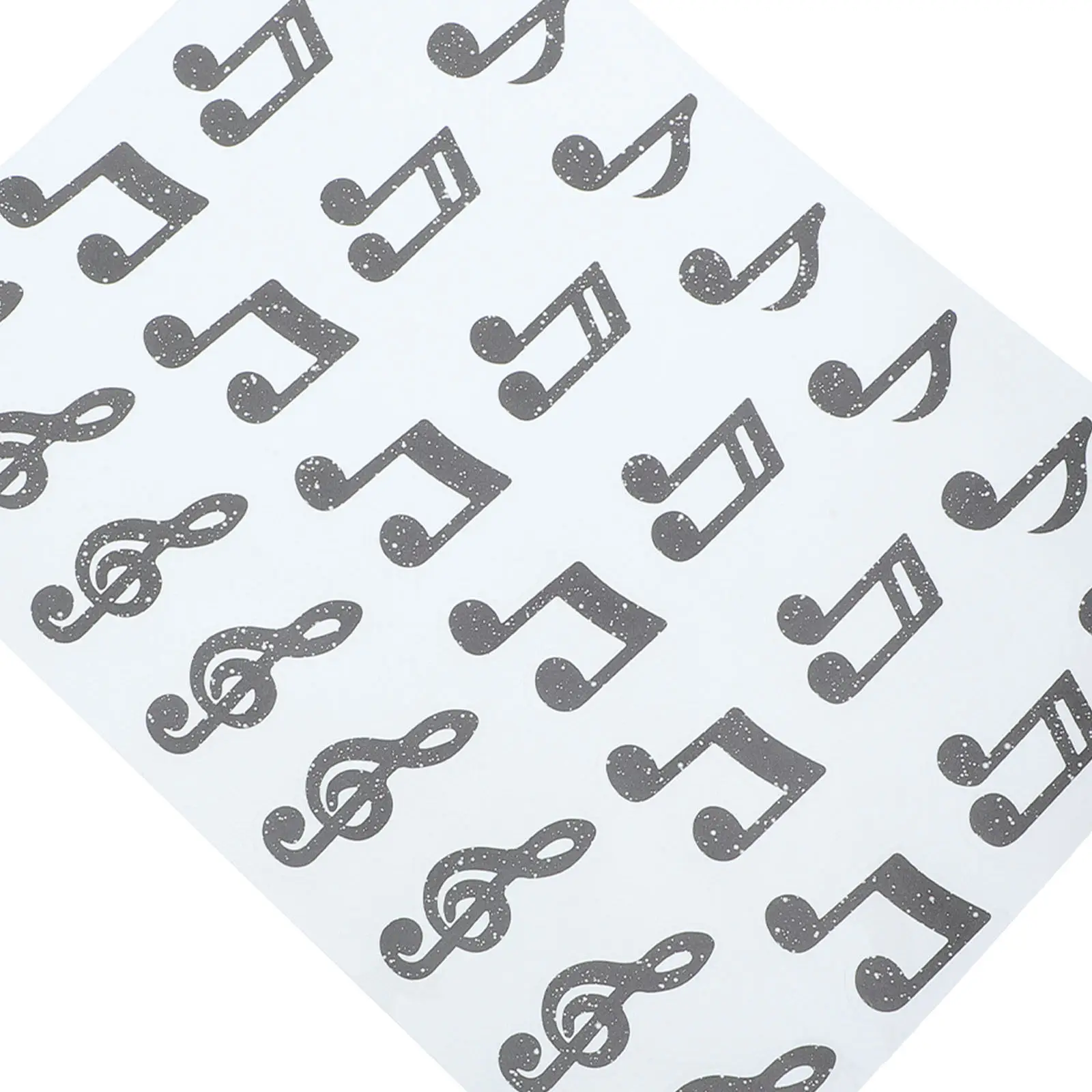 20Sheets Music Note Glitter Stickers Sparkly Music Symbol Decals Teacher Reward Student Incentives Classroom Motivation - view 3