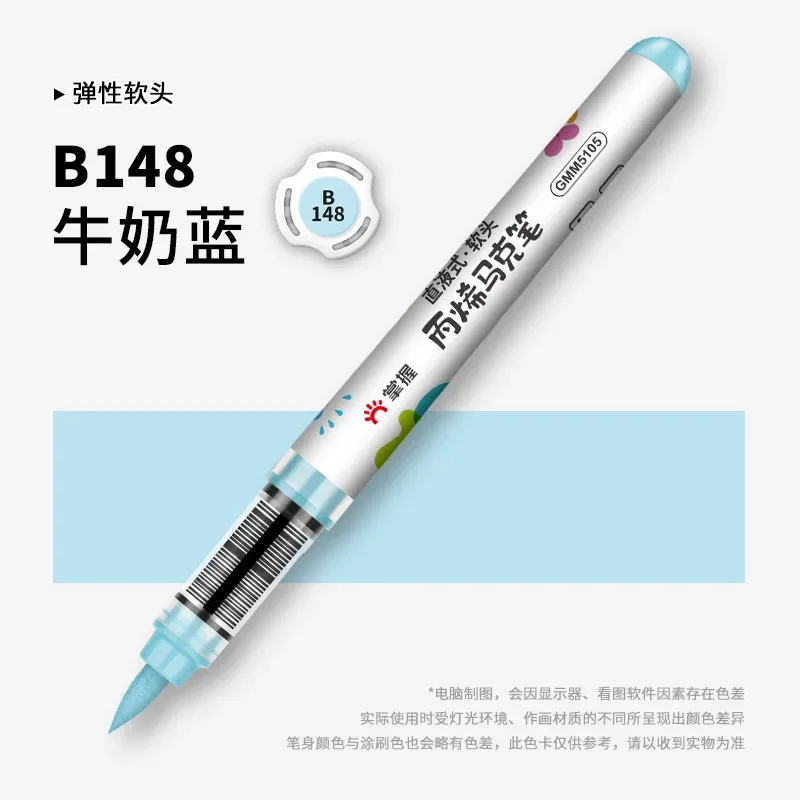 1 PC 36 Colors Acrylic Paint Marker Pens Professional Drawing Pens for Graffiti Manga School Aesthetic Stationery Art Supplies image 3