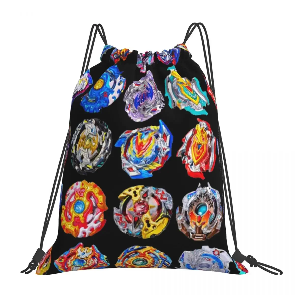 Beyblade Burst mochila portátil multifunción con cordón, bolsa deportiva de bolsillo, bolsa de libros para estudiantes de viaje