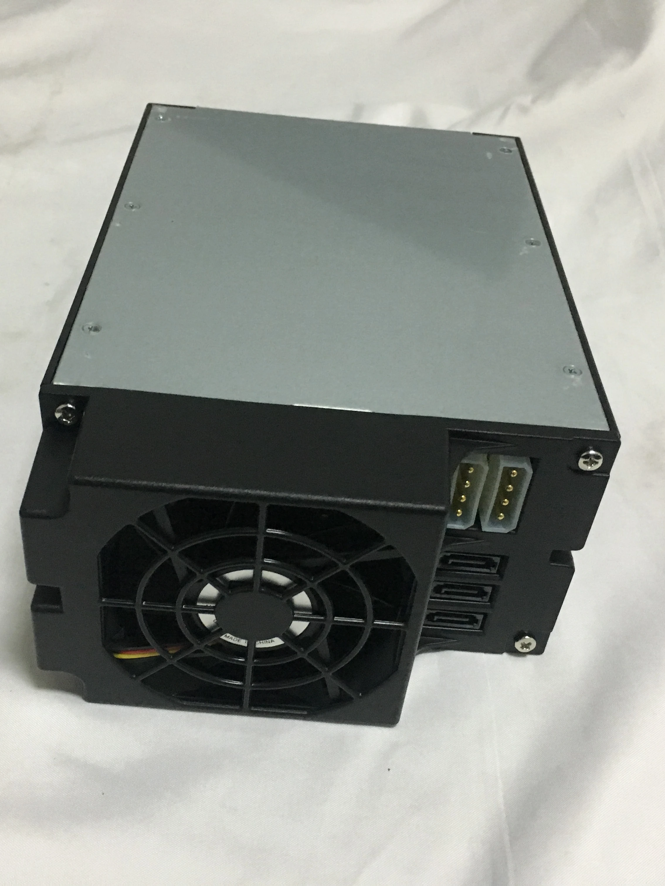 قفص محرك الأقراص الصلبة القابل للتبديل الساخن وحدة توسيع محرك الأقراص الضوئية مع لوحة خلفية ، الحالة 2 ، 3 بت ، المدمج في هوائي توهج المجموعة السوداء #5