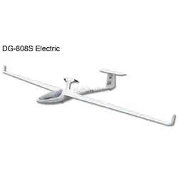 DG-808S Electric Glider 4000mm ARF Fiberglass Fuselage Wooden Wings Brushless Motor Esc Propeller Spinner Servo