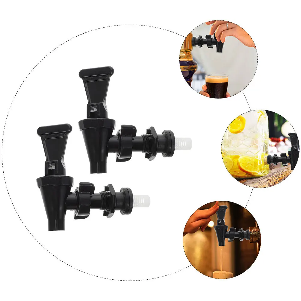 

2Pcs Stainless Steel Milk Tea Bucket Faucet Replacement Spigot Efficient Beverage Dispenser Tap for Coffee Shop Drink Water