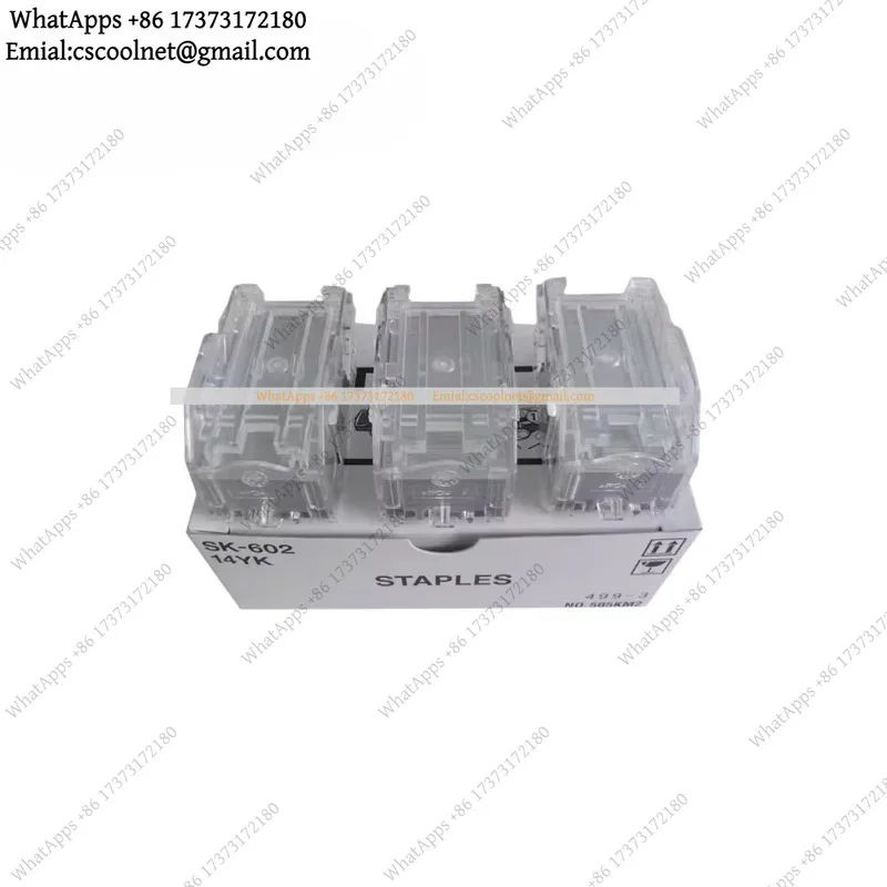 SK-602 Staples 3PCS For Bizhub C458 C558 C652 C654 C658 751 C754 758 951 958 FS-527 Staple Cartridge Refill Office Stapler Parts