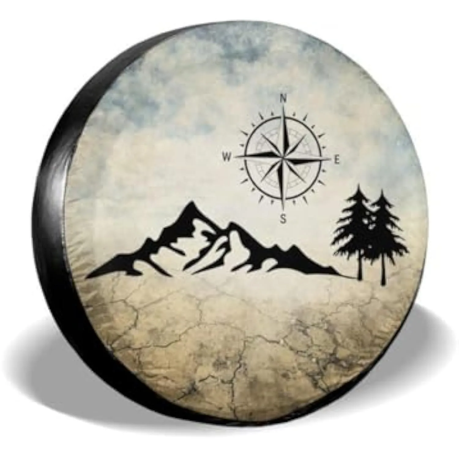 

Чехол для шин Mountain Compass Travel, всепогодный защитный чехол для автодомов, внедорожников, грузовиков, кемперов